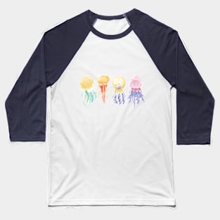 Cartoon jellyfish Baseball T-Shirt